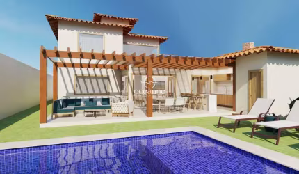 Ampla Casa com 4 Suítes, Área Gourmet e Piscina em Terreno de 450m - Conforto e Lazer Garantido.