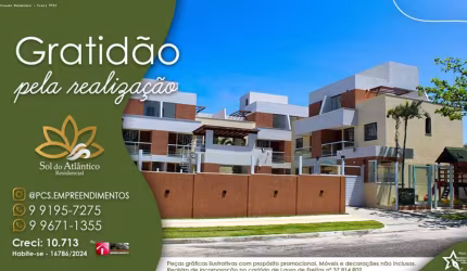 Apartamento para Venda em Lauro de Freitas, Vilas do Atlântico, 2 dormitórios, 1 suíte, 2 banheiros, 1 vaga