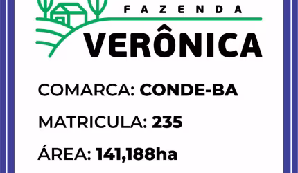 Fazenda em Conde-BA, entre  Salvador e Aracaju
