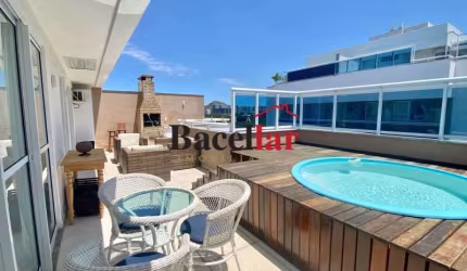 Cobertura com 3 quartos à venda na Rua Silvia Pozzano, Recreio dos Bandeirantes, Rio de Janeiro, 154 m2 por R$ 970.000