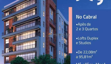 Loft com 1 dormitório à venda, 38 m² por R$ 389.900,00 - Cabral - Curitiba/PR