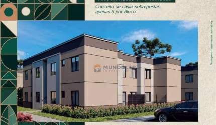 Apartamento com 2 dormitórios à venda, 40 m² por R$ 246.500,00 - Loteamento Itaboa - Campo Largo/PR