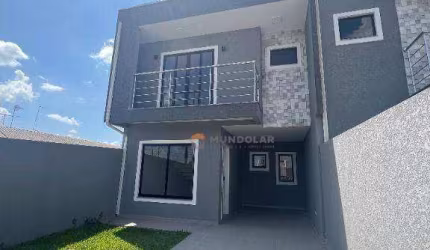 Sobrado com 3 dormitórios à venda, 108 m² por R$ 649.990,00 - Estação - Araucária/PR