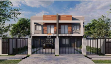 Sobrado com 3 dormitórios à venda, 105 m² por R$ 594.000,00 - Costeira - Araucária/PR