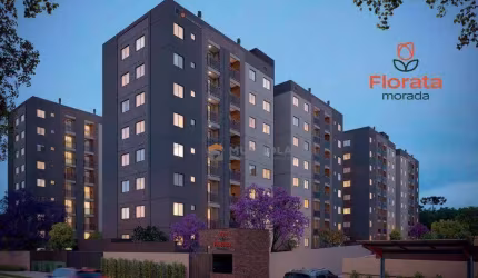 Apartamento com 2 dormitórios à venda, 43 m² por R$ 244.997,00 - Costeira - Araucária/PR