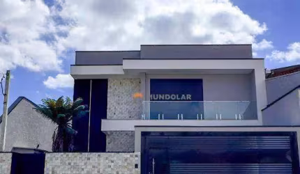 Sobrado de alto padrão com 4 dormitórios à venda, 448 m² por R$ 3.500.000 - Tindiquera - Araucária/PR