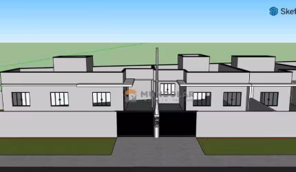 Casa com 2 dormitórios à venda, 56 m² por R$ 375.000 - Costeira - Araucária/PR