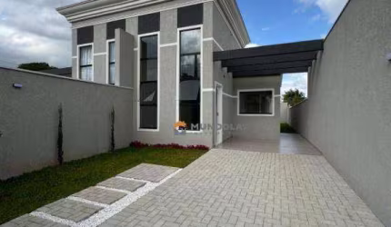 Casa com 3 dormitórios à venda, 70 m² por R$ 450.000,00 - Campina da Barra - Araucária/PR