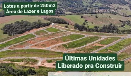 Vizinho a Serra do Lopo | LOTES a partir de 250m² em Extrema com Lazer e Lagos |Facilitado