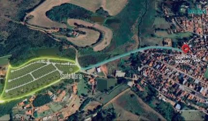 Próximo ao CENTRO | LOTES a partir de 250m² em PEDRA BELA | Lazer e Lago | Pagamento Facilitado