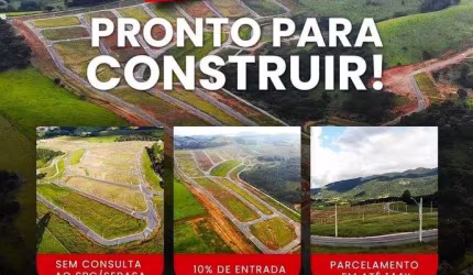 LOTES COMERCIAIS a partir de 250m² com Pagto Facilitado em EXTREMA | Área de Lazer e Lagos