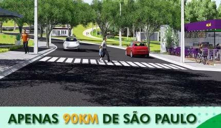 Lotes Residenciais e Mistos a partir de 250m² em Extrema |Lago e Área de Lazer |Facilitado