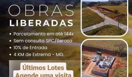 LOTES COMERCIAIS a partir de 250m² em EXTREMA | Área de Lazer e Lagos | Ótimo Local