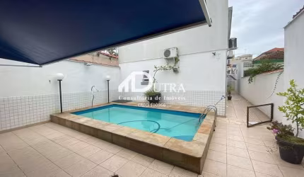 Sobreposta baixa piscina para venda com 205 metros quadrados com 3 quartos em Aparecida - Santos