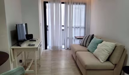 Apartamento de 1 dormitório pertinho da praia da Pompeia -Santos