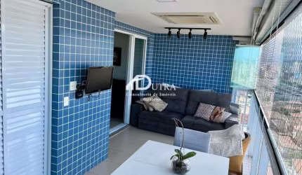 Apartamento para venda com 129 metros porteira fechada com 3 quartos em Aparecida-Santos