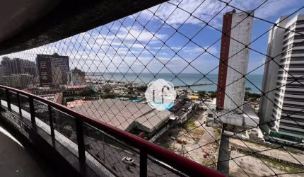 Apartamento Vista Mar Mobiliado- Reformado Moderno -Beira Mar de Fortaleza -Meireles - 80 m2 - Investimento  Perfeito
