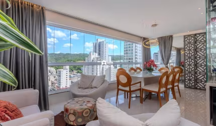 Locação Anual Apartamento 3 quartos, mobiliado, Barra Norte, Centro, Balneário Camboriú-SC