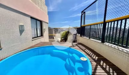 Luxuosa cobertura com 3 quartos e 3 vagas 237 m² - Capitão Zeferino - Icarai