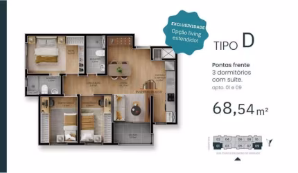 Apartamento localizado no Centro/Canoas