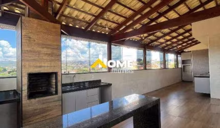 Cobertura à venda, 3 quartos, 1 suíte, 4 vagas, Tirol - Belo Horizonte/MG