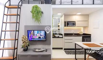 Apartamento com 1 quarto à venda na Rua Bárbara Cvintal, 280, Mossunguê, Curitiba por R$ 415.000