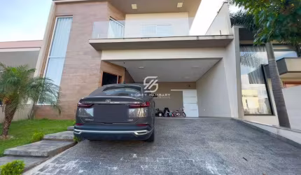 Sobrado com 3 suítes e escritório no condomínio Villa do Bosque em Sorocaba/SP>