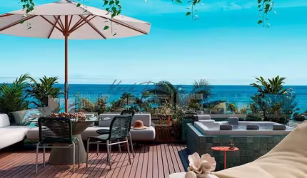Apartamento à beira-mar na Praia de Cotovelo
