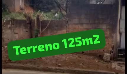 Terreno à venda na Rua F, 1, Jardim Santa Hermínia, São José dos Campos, 125 m2 por R$ 90.000
