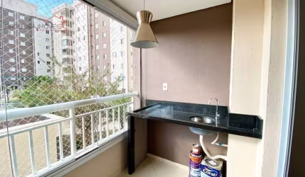 Apartamento 3 quartos 1 suíte Vila Caraguata | Lazer completo | 1 vaga | repleto de armários | Agende a sua visita
