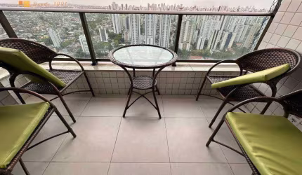 4 quartos, 3 suítes, 129m2, completa área de lazer