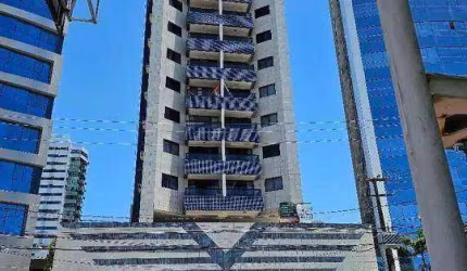 Flat com 1 dormitório à venda, 39 m² - Pina - Recife/PE