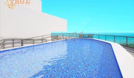 Apartamento com 1 dormitório para alugar, 44 m² por R$ 4.900,02/mês - Boa Viagem - Recife/PE