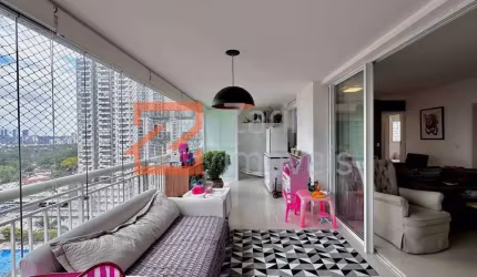 ALUGO VIVRE ALTO BOA VISTA APTO, 134M², 3 SUÍTES, AR CON. LAVABO , 2 VAGAS