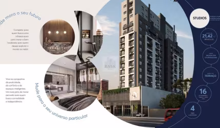 STUDIO NO AGUA VERDE PARA MORADIA OU INVESTIMENTO