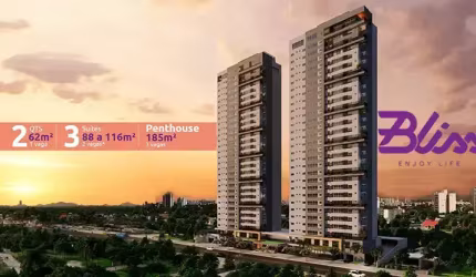 APARTAMENTO BLISS ENJOY LIFE AV. T-5 SETOR SERRINHA GOIÂNIA GO
