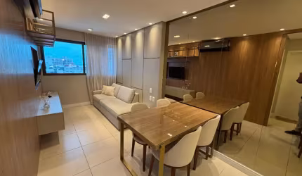 Quarto e sala premium na Ponta Verde
