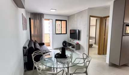 Lindo apartamento completamente mobiliado