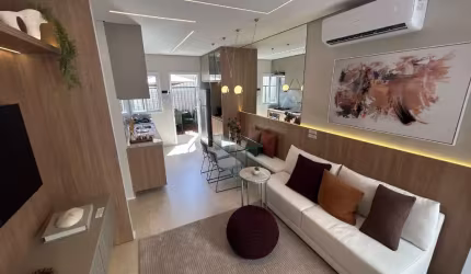 CASA EM CONDOMINIO FECHADO NA PLANTA