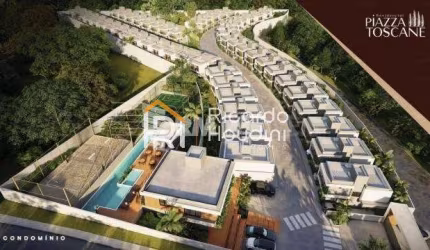 Casa em condomínio fechado com 4 quartos à venda na Rua Arlete Souza Costa, Buraquinho, Lauro de Freitas, 138 m2 por R$ 810.712