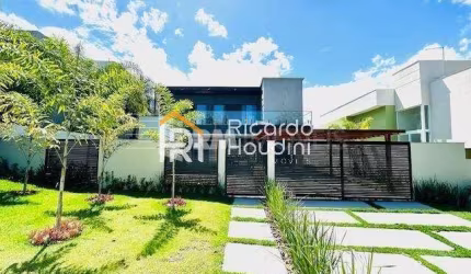 Casa em condomínio fechado com 5 quartos à venda no Alphaville (Abrantes), Camaçari , 373 m2 por R$ 2.950.000