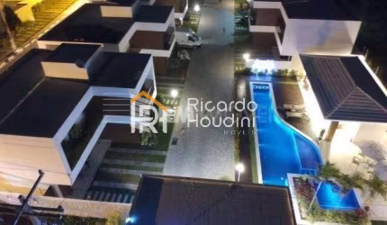 Casa em condomínio fechado com 4 quartos à venda na Rua Carlos Conceição, Buraquinho, Lauro de Freitas, 180 m2 por R$ 1.260.000