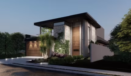 Linda casa com Mezanino no Florais da Mata