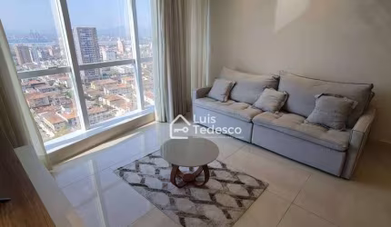 Apartamento com 1 dormitório para alugar, 68 m² por R$ 8.000,00/mês - Aparecida - Santos/SP