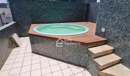 Cobertura com 2 dormitórios à venda, 180 m² por R$ 1.300.000,00 - Pompéia - Santos/SP