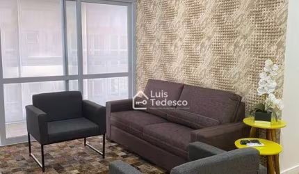 Apartamento com 2 dormitórios para alugar, 80 m² por R$ 6.400,00/mês - Gonzaga - Santos/SP