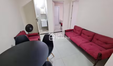 Apartamento com 2 dormitórios para alugar, 65 m² por R$ 3.800,00/mês - Gonzaga - Santos/SP