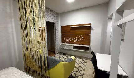 Kitnet com 1 dormitório para alugar, 32 m² por R$ 2.200/mês - Embaré - Santos/SP