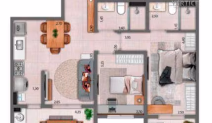 Apartamento com 2 dormitórios à venda, 67 m² por R$ 585.000,00 - Vila Nosso Senhor do Bom Fim - São José do Rio Preto/SP