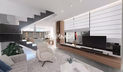 Casa com 197m² + 45m² de jardim, 3 suítes, 2 vagas à venda no bairro Ecoville.